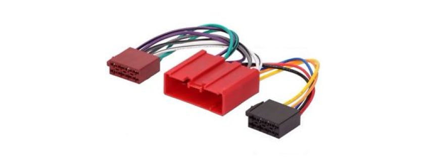 Mazda to ISO wiring loom harness.