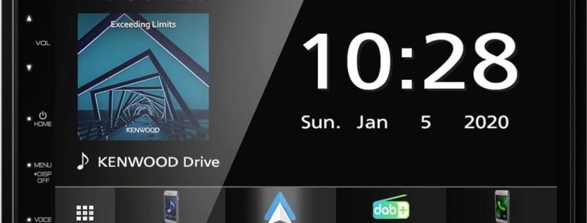 Apple and Android compatible car stereo.